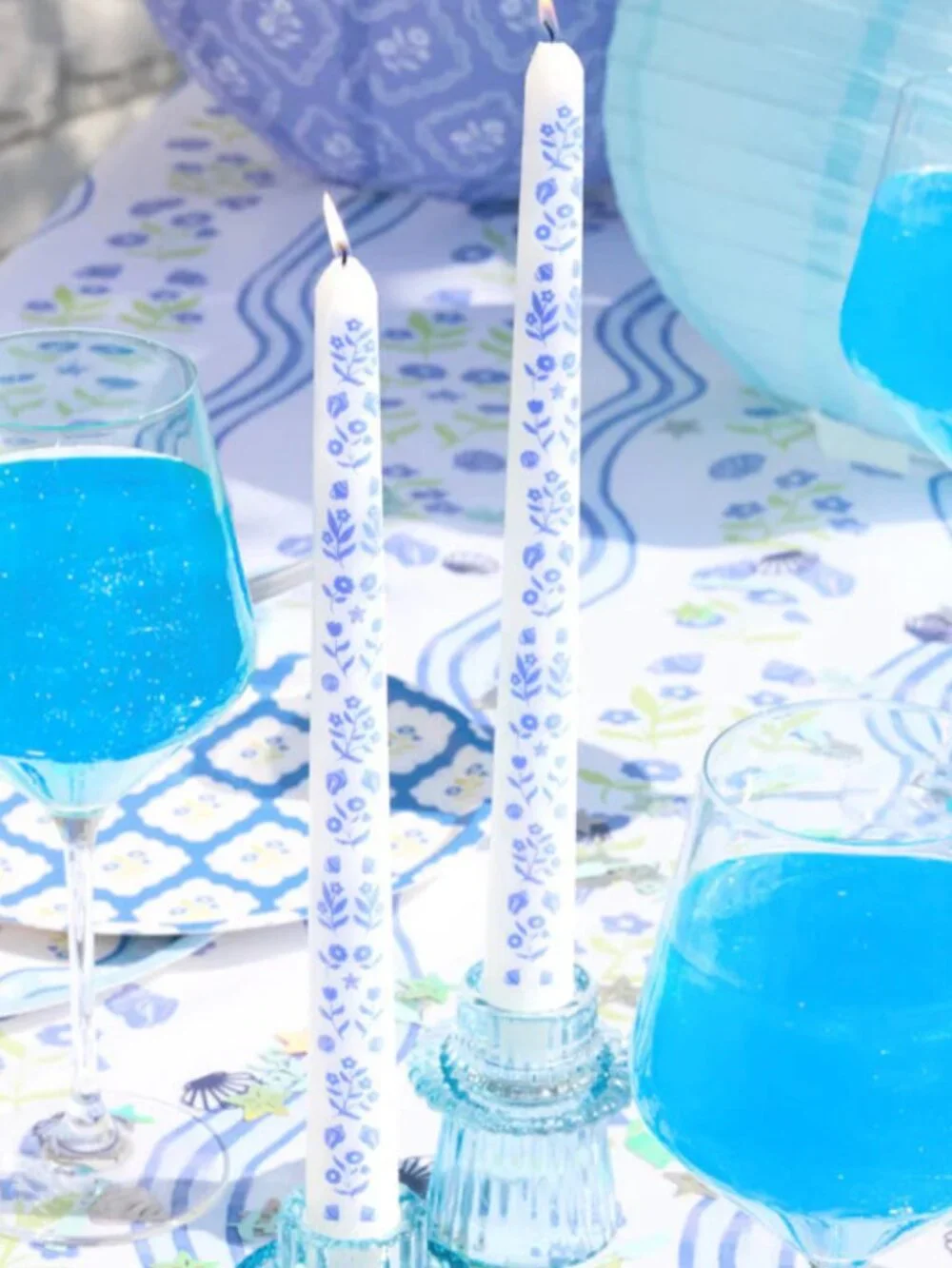 XO Fetti - Coastal Candlesticks (2)